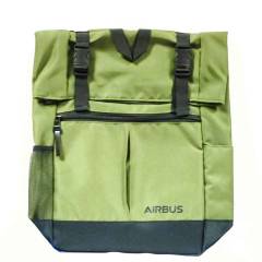 mochila verde airbus